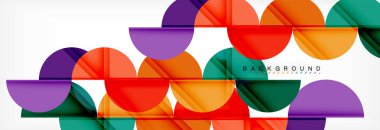 Daire arka plan, geometrik şekil