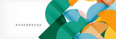 Daire arka plan, geometrik şekil