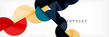 Yarı daire arka plan, modern geometrik desen tasarım. İş veya teknoloji tanıtım tasarım şablonu, broşür veya el ilanı desenli veya geometrik web afiş