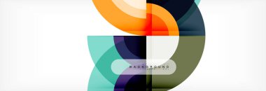 Vektör yuvarlak arka plan