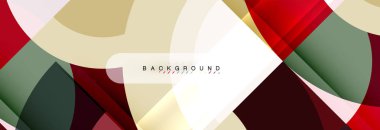 Vektör yuvarlak arka plan