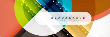 Vektör yuvarlak arka plan