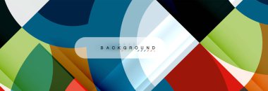 Vektör yuvarlak arka plan