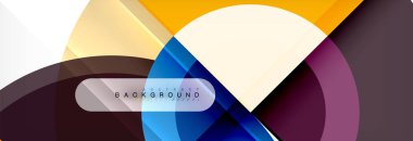 Vektör yuvarlak arka plan