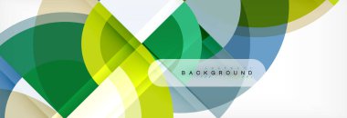 Vektör yuvarlak arka plan