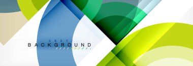 Vektör yuvarlak arka plan