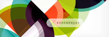 Vektör dairesel geometrik arka plan