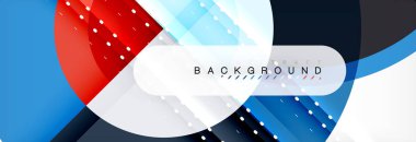 Vektör yuvarlak arka plan