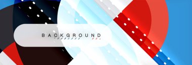 Vektör yuvarlak arka plan