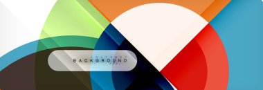 Vektör yuvarlak arka plan