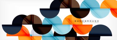 Daire arka plan, geometrik şekil