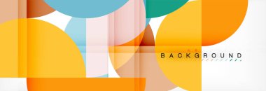 Daire arka plan, geometrik şekil