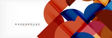 Yarı daire arka plan, modern geometrik desen tasarım. İş veya teknoloji tanıtım tasarım şablonu, broşür veya el ilanı desenli veya geometrik web afiş