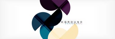 Yarı daire arka plan, modern geometrik desen tasarım. İş veya teknoloji tanıtım tasarım şablonu, broşür veya el ilanı desenli veya geometrik web afiş