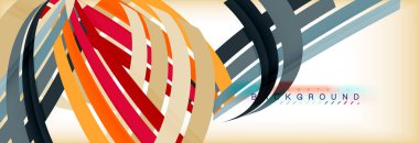 Satır arka plan, vektör modern şablonu