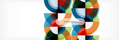 Vektör yuvarlak arka plan