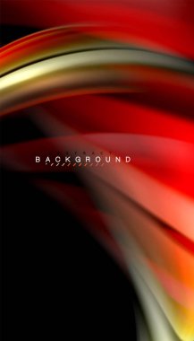 Sıvı renk arka plan, siyah, renkli mermer veya plastik dalga doku zemin, çok renkli şablonu için iş veya teknoloji sunu veya web broşür kapak üzerinde sıvı tasarım bükülmüş