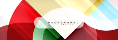 Vektör yuvarlak arka plan