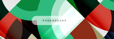 Vektör yuvarlak arka plan