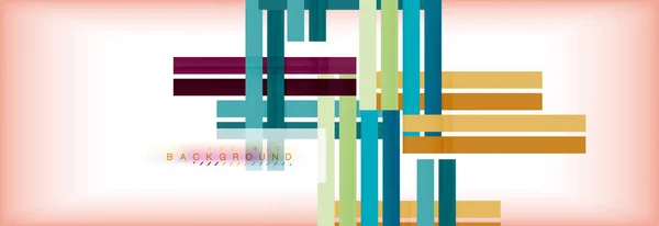 颜色条纹和线条, 几何抽象背景 — 图库矢量图片