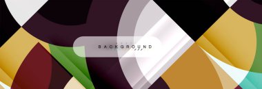 Vektör yuvarlak arka plan