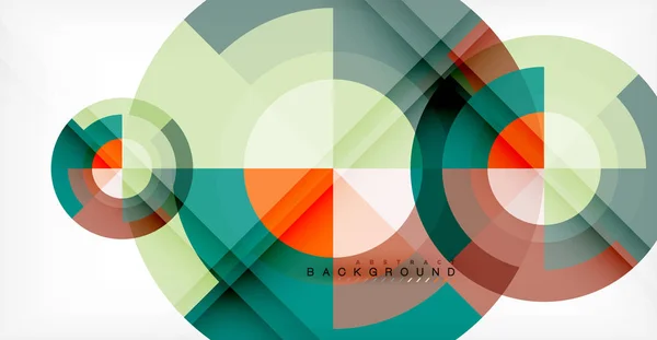 Vector círculo fondo abstracto — Archivo Imágenes Vectoriales