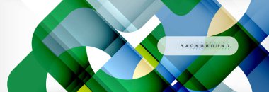 Renkli kare şekiller, geometrik modern arka plan