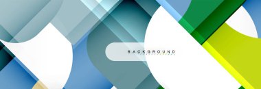 Renkli kare şekiller, geometrik modern arka plan