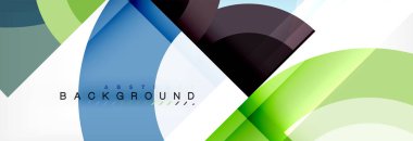 Vektör dairesel geometrik arka plan