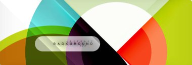 Vektör dairesel geometrik arka plan