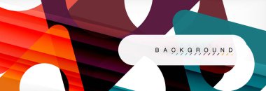 Arka plan daire ve üçgen