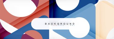 Arka plan daire ve üçgen