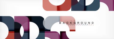 Renkli kareler kompozisyon soyut afiş. Gösterim amacıyla broşür veya el ilanı, sunum ve web tasarım düzeni