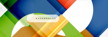 Renkli kareler kompozisyon soyut afiş. Gösterim amacıyla broşür veya el ilanı, sunum ve web tasarım düzeni