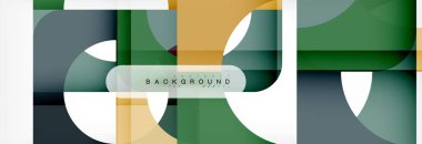 Renkli kare şekiller, geometrik modern arka plan