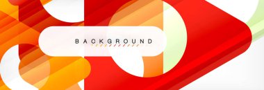 Geometrik arka plan. Modern örtüşen üçgenler. Mesajınız için alışılmadık renkli şekiller. İş veya teknik okul sunuyu, app kapak