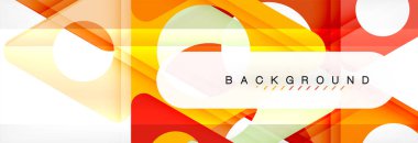 Geometrik arka plan. Modern örtüşen üçgenler. Mesajınız için alışılmadık renkli şekiller. İş veya teknik okul sunuyu, app kapak