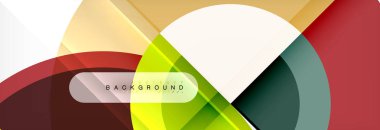 Vektör dairesel geometrik arka plan