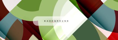 Vektör yuvarlak arka plan