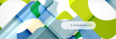 Renkli kare şekiller, geometrik modern arka plan