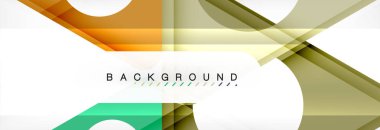 Geometrik arka plan. Modern örtüşen üçgenler. Mesajınız için alışılmadık renkli şekiller. İş veya teknik okul sunuyu, app kapak