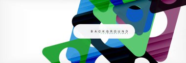 Arka plan daire ve üçgen