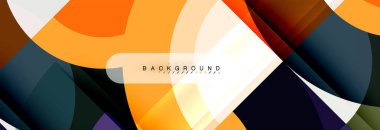 Vektör yuvarlak arka plan