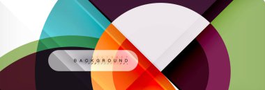 Vektör yuvarlak arka plan