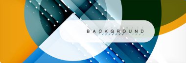 Vektör yuvarlak arka plan