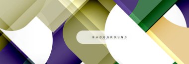 Renkli kareler kompozisyon soyut afiş. Gösterim amacıyla broşür veya el ilanı, sunum ve web tasarım düzeni