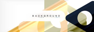 Arka plan daire ve üçgen