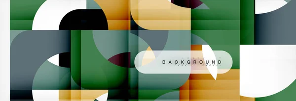 Kleur vierkante vormen, geometrische moderne abstracte achtergrond — Stockvector
