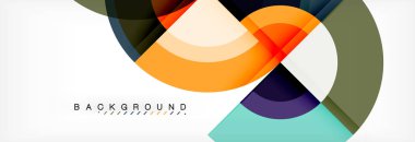 Vektör yuvarlak arka plan