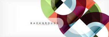 Vektör dairesel geometrik arka plan